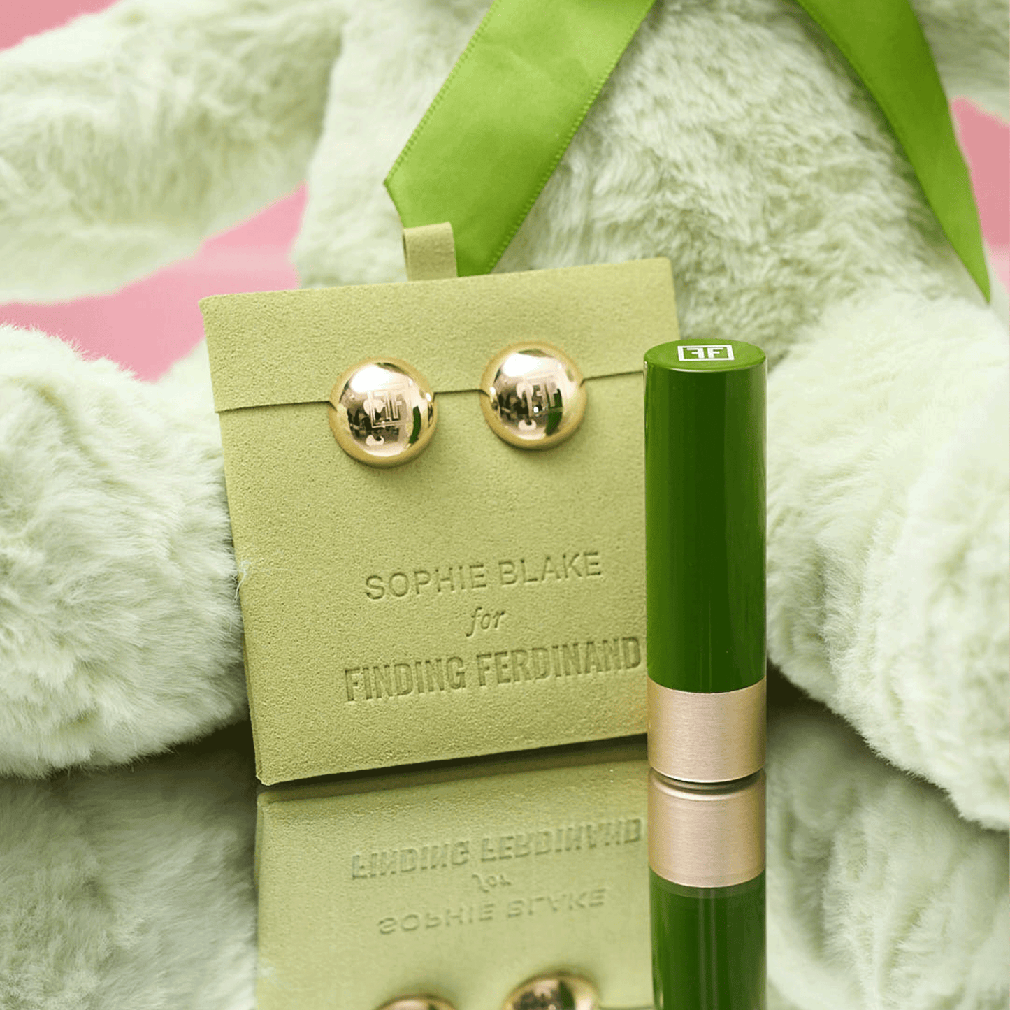 Sculptural Gold Stud Earrings