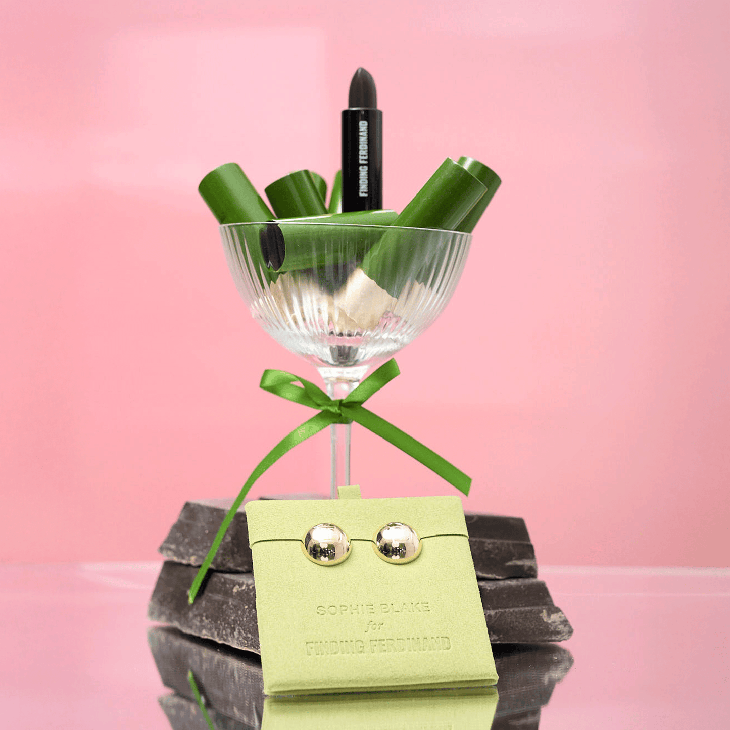 Sculptural Gold Stud Earrings