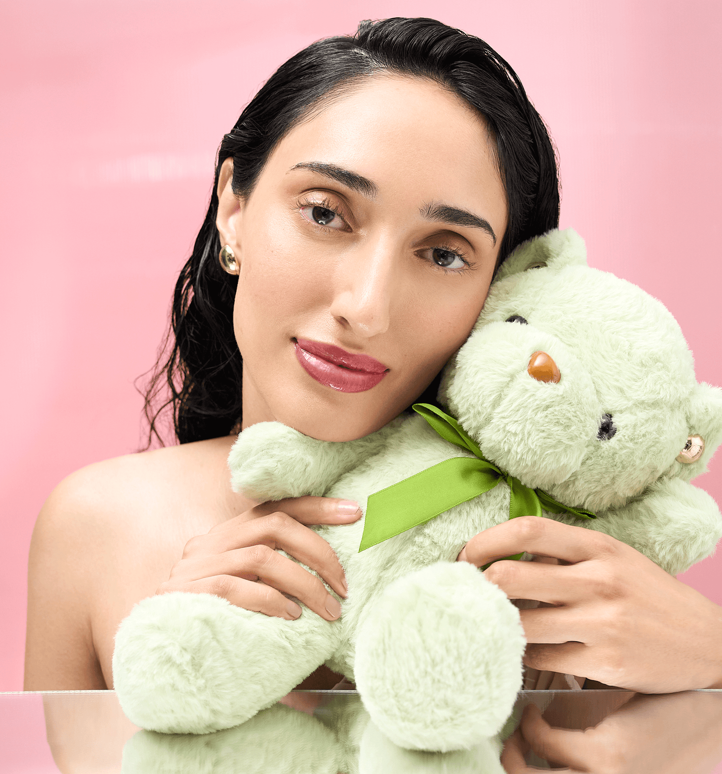 Sculptural Gold Stud Earrings